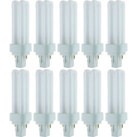 Sunlite® 2-Pin Compact Fluorescent Light Bulb GX23-2 Base 4100K 13W Cool White Pack of 10