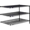 Nexel® 3 Shelf Black Epoxy Wire Shelving Unit Add On 60""W x 30""D x 34""H