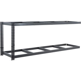 Global Industrial 2 Shelf Extra Heavy Duty Boltless Shelving Add On 96""W x 30""D x 36""H No Deck