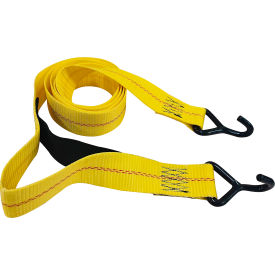 Global Industrial™ Pallet Rack Safety Strap for 144"" Bay J Hook Attachment Yellow