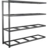 Global Industrial 4 Shelf Extra Heavy Duty Boltless Shelving Add On 96""W x 18""D x 84""H No Deck