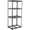 Global Industrial 4 Shelf Extra Heavy Duty Boltless Shelving Starter 48""W x 12""D x 120""H No Deck