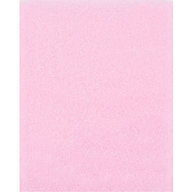 Global Industrial™ Anti Static Flush Cut Foam Pouches 8""W x 10""L x 1/8"" Thick Pink 275/Pack