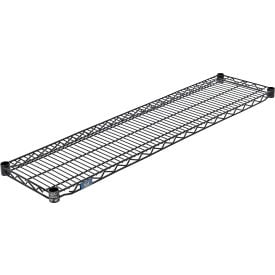 Nexel® S1248B Black Epoxy Wire Shelf 48""W x 12""D