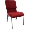 Flash Furniture® Advantage Stacking Church Chair Gray Frame/Maroon Seat