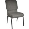 Flash Furniture® Advantage Stacking Church Chair Black Frame/Charcoal Seat