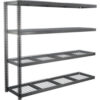 Global Industrial 4 Shelf Extra Heavy Duty Boltless Shelving Add On 96""W x 24""D x 96""H Wire Deck