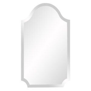27" Clear Abstract Unframed Accent Mirror