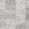3' X 5' Taupe Patchwork Washable Indoor Outdoor Area Rug