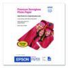 Premium Semigloss Photo Paper, 7 mil, 4 x 6, Semi-Gloss White, 40/Pack