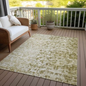 10' X 14' Taupe Beige And Ivory Abstract Washable Indoor Outdoor Area Rug