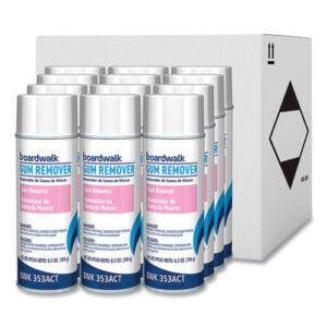 Chewing Gum and Candle Wax Remover, Unscented, 6.5 oz Aerosol Spray, 12/Carton