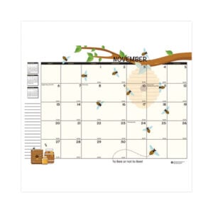 Recycled Academic Honeycomb Planner, Honeycomb Artwork, 10 x 7, Multicolor Cover, 12-Month (Aug to July): 2024 to 2025