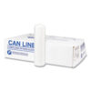 High-Density Commercial Can Liners, 30 gal, 8 mic, 30" x 37", Clear, Interleaved Roll, 25 Bags/Roll, 20 Rolls/Carton