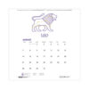 Recycled Academic Zodiac Wall Calendar, 11 x 14, Multicolor Sheets, 12-Month (Aug to July): 2024 to 2025