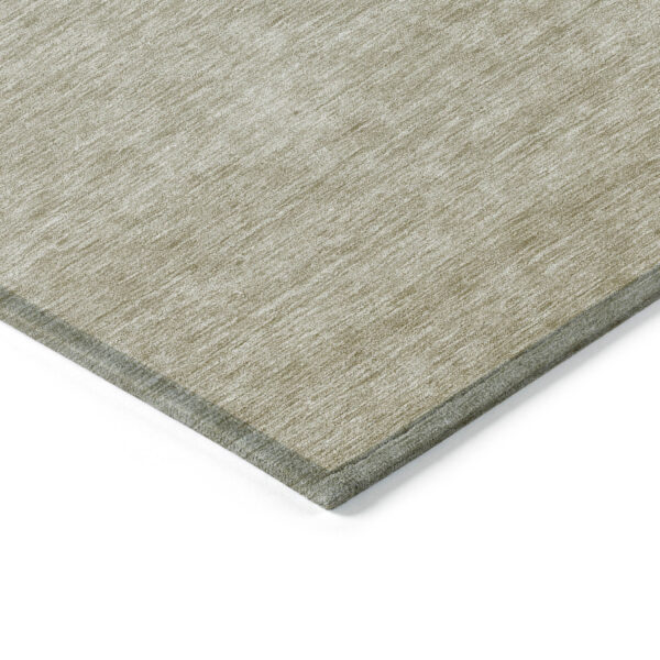 10' X 14' Beige Tan And Taupe Ombre Washable Indoor Outdoor Area Rug