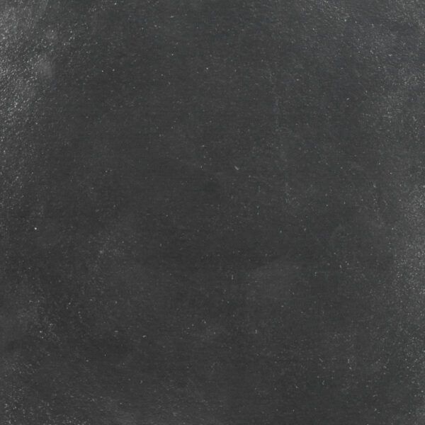 21" Black Distressed Aluminum Round Pedestal End Table