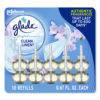 Plugins Scented Oil Refill, Clean Linen, 0.67 oz, 10/Pack