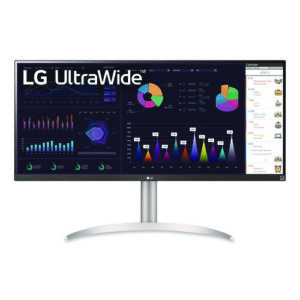 Ultrawide Flat LCD Monitor with Built-In Docking Station, 34" Widescreen, IPS Panel, 2560 Pixels x 1080 Pixels