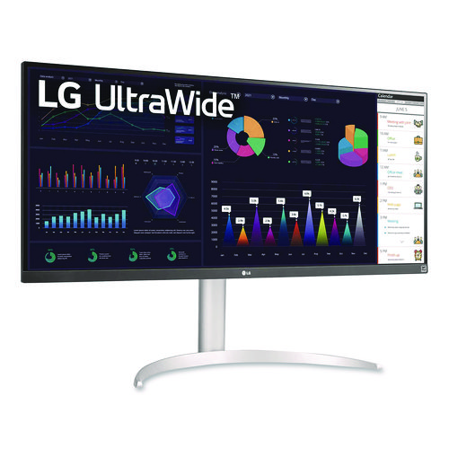Ultrawide Flat LCD Monitor with Built-In Docking Station, 34" Widescreen, IPS Panel, 2560 Pixels x 1080 Pixels - Image 4