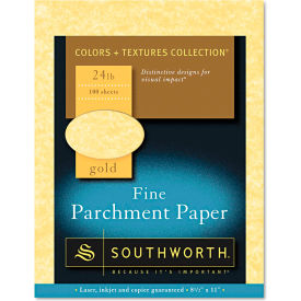 Southworth® Parchment Specialty Paper P994CK336 8-1/2"" x 11"" Gold 100/Pack