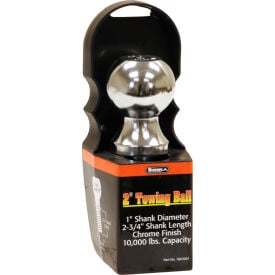 Towing Ball - 2"" Dia. X 2-3/4"" Shank - 10000 Lb. Cap. Chrome - Min Qty 5