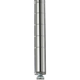 Stationary Post For Metro Open-Wire Shelving - 34-1/2""
