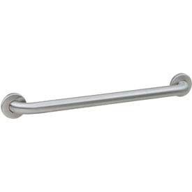Bobrick® 1-1/4"" Dia. Straight Peened Grab Bar 36""W - B5806.99x36