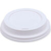 Boardwalk® Deerfield Hot Cup Lids Fits 10 - 20 oz Cups White Plastic 50/Pack 20 Packs/Case
