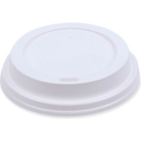 Boardwalk® Deerfield Hot Cup Lids Fits 10 - 20 oz Cups White Plastic 50/Pack 20 Packs/Case