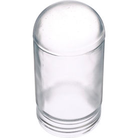 Allpoints 28-1397 Plastic Coated Glass Globe; 3 1/4"" x 6 3/4""