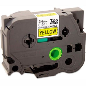 Brother® P-Touch® TZe Extra Strength Labeling Tape 1""W Black on Yellow