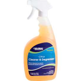 Global Industrial™ Citrus Cleaner & Degreaser 32 oz. Trigger Spray Bottle 6/Case