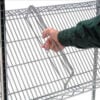 Nexel® Chrome Slant Shelf Divider 24""W x 4""H