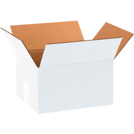 Global Industrial™ Cardboard Corrugated Boxes 10""L x 8""W x 6""H White