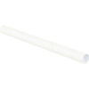 Mailing Tubes With Caps 1-1/2"" Dia. x 30""L 0.06"" Thick White 50/Pack