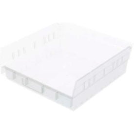Akro-Mils Plastic Nesting Storage Shelf Bin 30170 - 11-1/8""W x 11-5/8""L x 4""H Clear