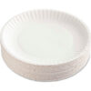 AJM Packaging Corp®  AJMPP9GRAWH Paper Plates 9"" Dia. White 1200/Carton