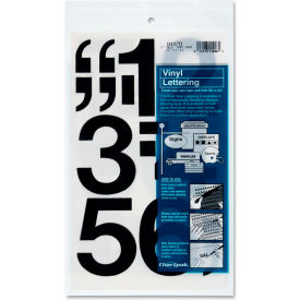 Chartpak® Vinyl Numbers 3""H 16/ST Black