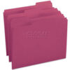 Smead® File Folders 1/3 Cut Top Tab Letter Maroon 100/Box