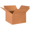 Global Industrial Multi Depth Cardboard Corrugated Boxes 18""L x 18""W x 12""H Kraft