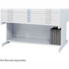 Optional High Base for 10 Drawers Steel Flat Files - White