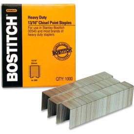 Stanley Bostitch® Heavy-Duty Staples 165 Sheet Capacity 13/16"" Leg Length 1000/Box