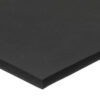 Black Silicone Foam Sheet No Adhesive - 1/4"" Thick x 12"" Wide x 24"" Long