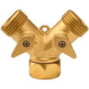 Brass Garden Hose ""Y"" Valve