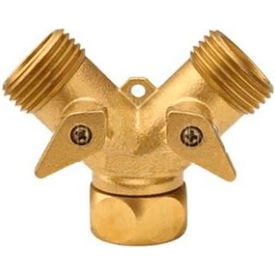 Brass Garden Hose ""Y"" Valve
