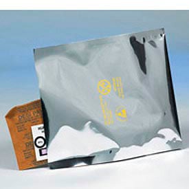 Global Industrial™ Moisture Barrier Bags 12""W x 16""L 3.6 Mil Silver 100/Pack