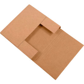 Global Industrial™ Corrugated Easy-Fold Mailers 12-1/2""L x 12-1/2""W x 2-1/2""H Kraft