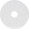 Boardwalk® Polishing Floor Pads 15"" Diameter White 5/case
