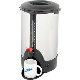 Classic Coffee Concepts SSU50 - Coffee Percolator / Urn 50-Cup Stainless Steel 120V